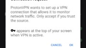 Confirm the OS dialogue that you want to connect to the VPN